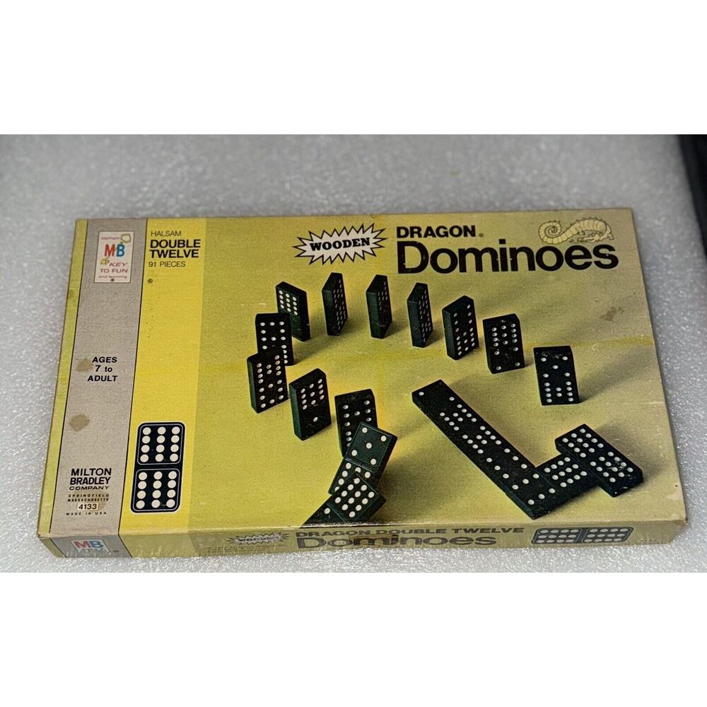 Dragon Dominoes | Wooden Double Twelve